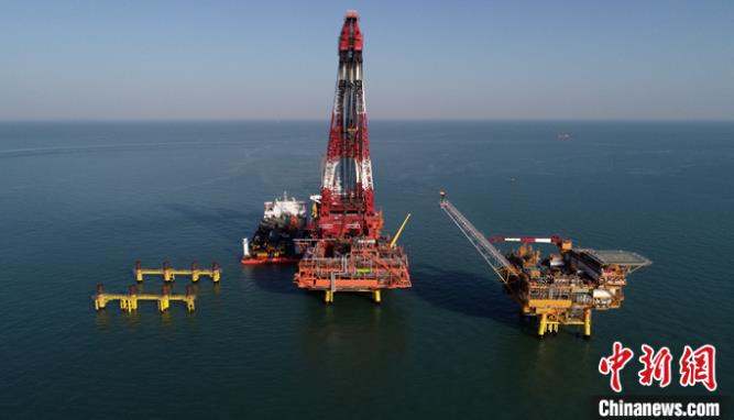 中国增压能力最大的海上循环注气平台机械完工